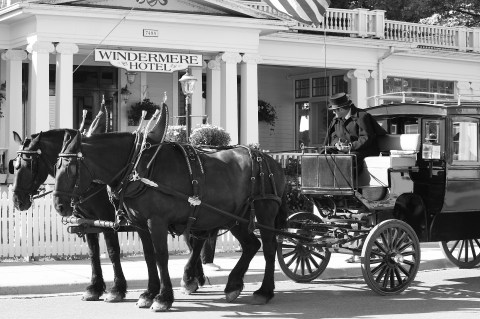 grand hotel carriage in town