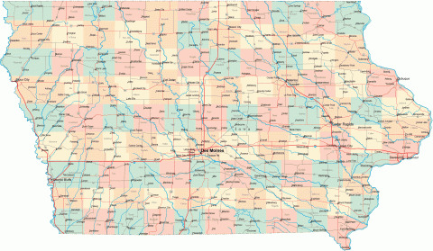 iowa-road-map